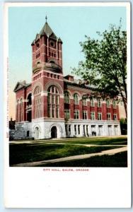 SALEM, Oregon  OR    CITY HALL  ca 1900s  UDB  Postcard