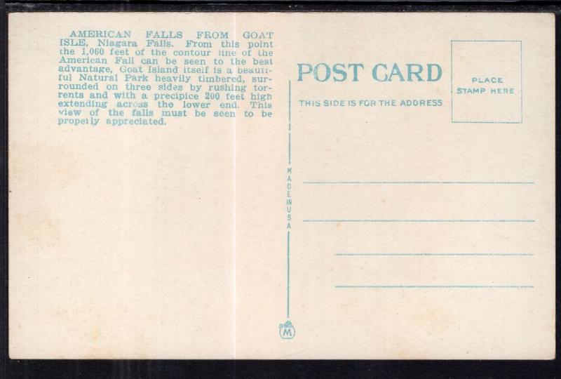 American Falls from Goat Isle,Niagara Falls,NY