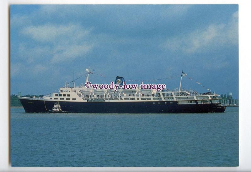 LN0943 - Royal Olympic Cruise Line Liner - Odysseus  built 1962 - postcard