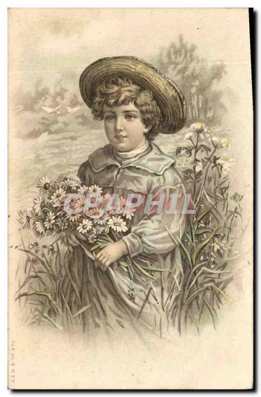 Old Postcard Fantasy Illustrator Child