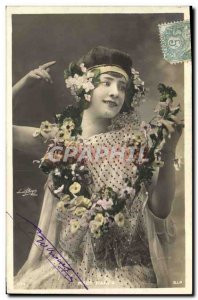 Postcard Old Theater Miss paula