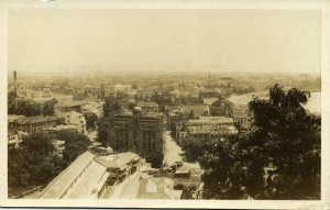 china, HONG KONG, Panorama from the Peak (?) (1920s) RPPC Postcard