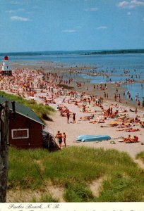 Canada New Brunswick Parlee Beach Provincial Park Beach Scene 1989