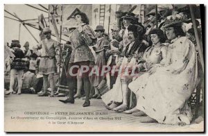 Old Postcard Compiegne Festivals of Jeanne d & # 39Arc Governor Compiegne Jea...