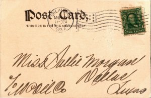 Carnegie Library Oklahoma City OK c1908 Undivided Back Vintage Postcard B25