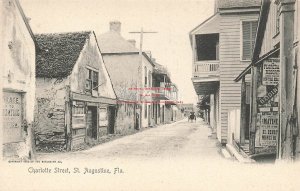 FL, Saint Augustine, Florida, Charlotte Street, Rotograph No 380c