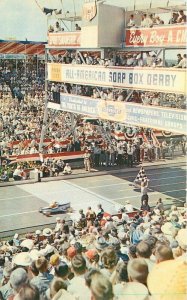 Akron Ohio Soap Box Derby Annual 1950s Colorpicture Postcard 21-111158