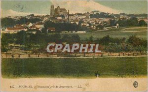 Old Postcard Bourges Panorama taken from Beauregard