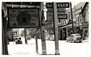 USA Bucket of Blood Saloon Virginia City RPPC 05.47