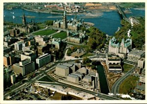 Canada Ottawa Aerial View National Arts Centre In Foreground