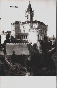 Croatia Trakoscan Castle, Trakošćan Vintage RPPC C189