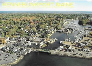 Kennebunkport Maine Aerial View of Town  4 by 6