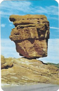 Balanced Rock in Garden of the Gods Park Colorado Springs Colorado