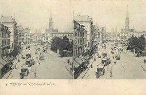 Lot 6 early stereo  stereographic views all GERMANY Berlin Hamburg 