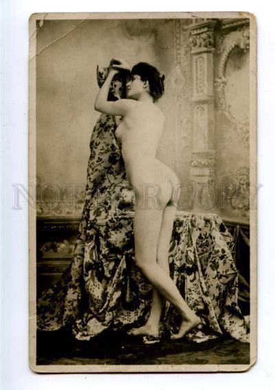 161010 NUDE Belle WOMAN Vintage PHOTO card