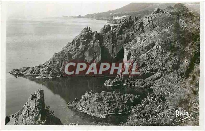 'Modern Postcard La Corniche d''Or Les Rochers Trayas'