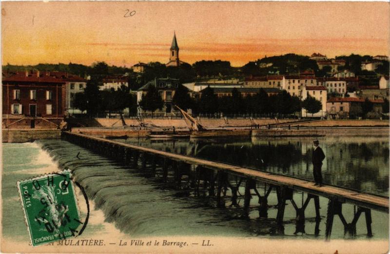 CPA  La Mulatiere - La Ville et le Barrage  (692812)