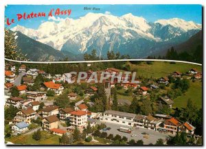 Modern Postcard The Plateau d'Assy Haute Savoie and the Mont Blanc