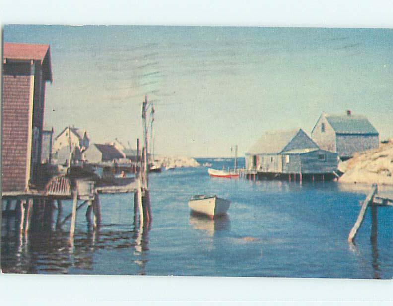 Pre-1980 TOWN VIEW SCENE Peggy's Cove - Halifax Nova Scotia NS p9575