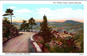 Wildcat Point Lookout Mountain Denver Mountain Parks Colorado Postcard