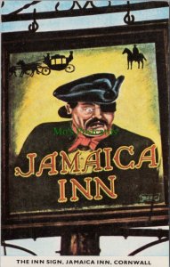 Cornwall Postcard - The Inn Sign, Jamaica Inn, Bolventor, Launceston  RS31993
