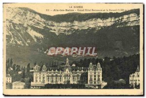 Old Postcard Aix les Bains Grand Hotel Bernascon and Revard