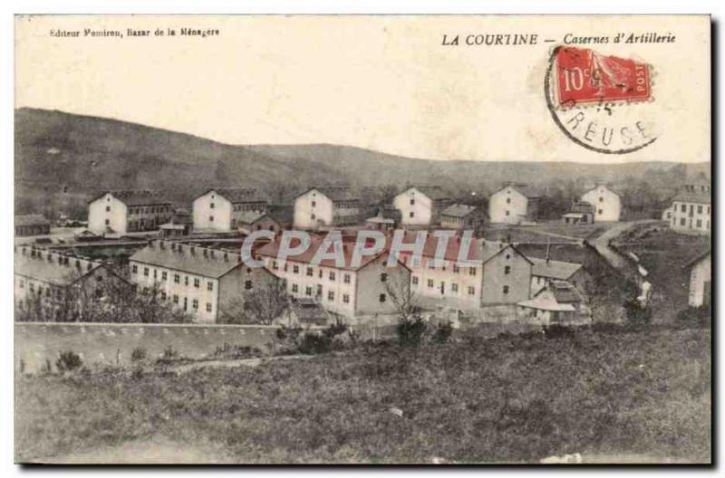 La Courtine Postcard Old Barracks d & # 39artillerie