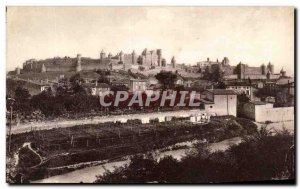 Old Postcard Cite Carcassonne North West General View