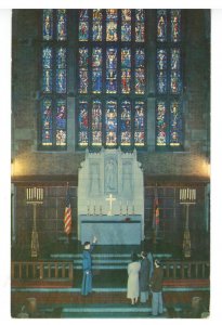 NY - West Point, US Military Academy. Cadet Chapel Altar