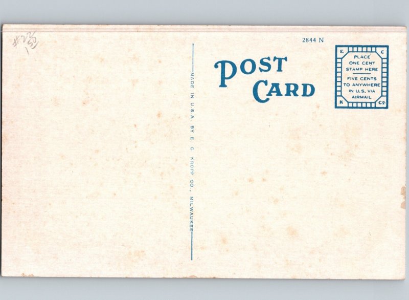 c1925 Talladega High School Alabama AL Postcard