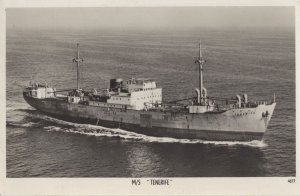 MS Tenerife Oldenburg Portugiesische Dampfschiffs Rhederei Ship Postcard
