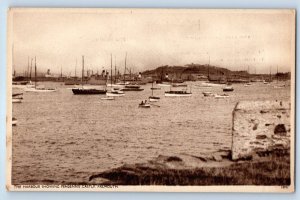 Falmouth Cornwall England Postcard The Harbour Showing Pendennis Castle c1920's