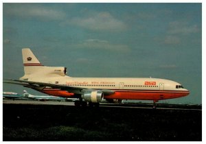 Alia Royal Jordanian Airlines Lockheed 1011 TriStar 500 Airplane Postcard