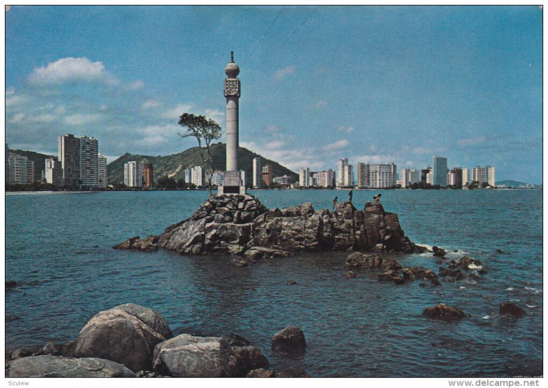 Monument of the Foundation of the City, SAO VICENTE, Brazil, PU-1966