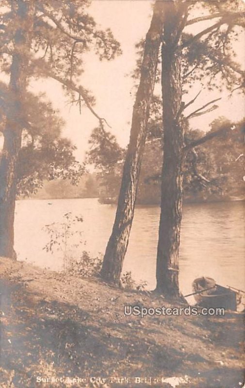 Sunset Lake in Bridgeton, New Jersey