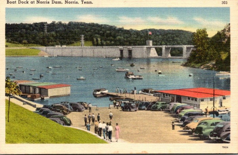 Tennessee Norris Boat Dock At Norris Dam