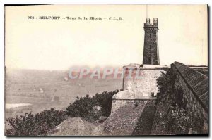 Old Postcard Belfort Tower Miotte