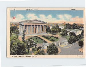 Postcard Girard College, Philadelphia, Pennsylvania