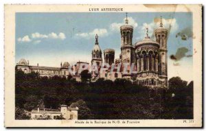 Lyon - Artistic - apse of the Basilica of Our Lady of Fourviere - Old Postcard