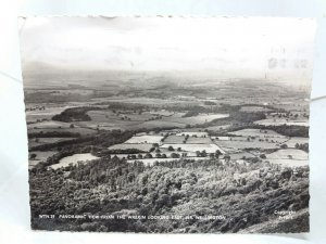 Panoramic View From the Wrekin Wellington Shropshire Vintage RP Postcard 1950s