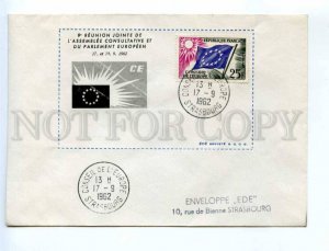 417062 FRANCE Council Europe 1962 Strasbourg session European Parliament 