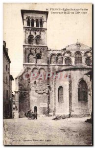 Old Postcard Vienna Church St Andre le Bas