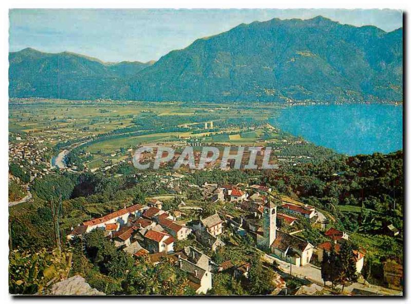 Postcard Modern Alberga Meister Contra di sopra Locarno Dige Contra Verzasca