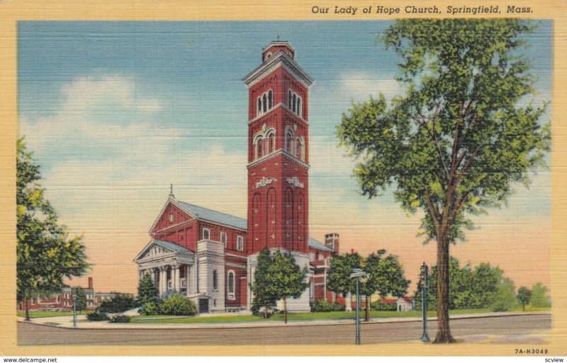 SPRINGFIELD, Massachusetts, 1930-40s; Our Lady of Hope Church