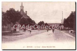 Old Postcard Bitche Camp Avenue Marechal Foch