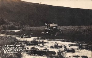 Oak Creek Near McLaughlin, real photo Mclaughlin SD