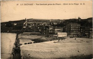 CPA Le TRÉPORT-Vue générale prise du Phare Hotel de la Plage (348226)