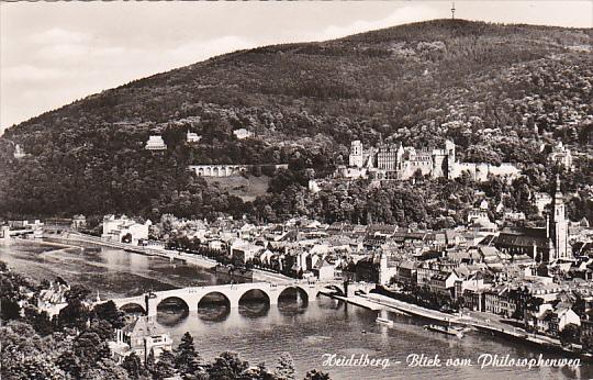 Germany Heidelberg Blick vom Philosophenweg Photo