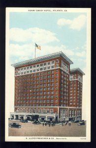Atlanta, Georgia/GA Postcard, Henry Grady Hotel