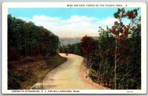 Vtg Petersburg New York NY Williamstown MA Taconic Trail Road 1920s Postcard